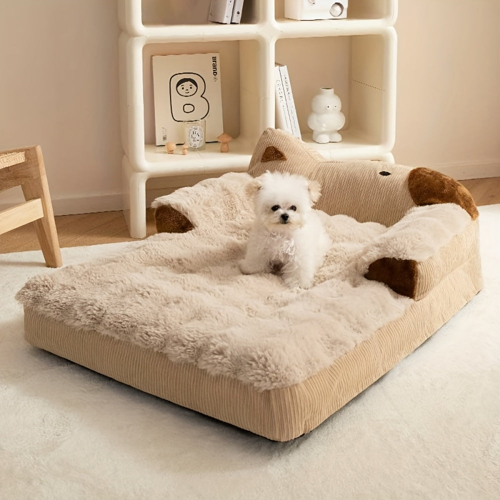 Soft Indoor Pet Couch for Dogs and Cats