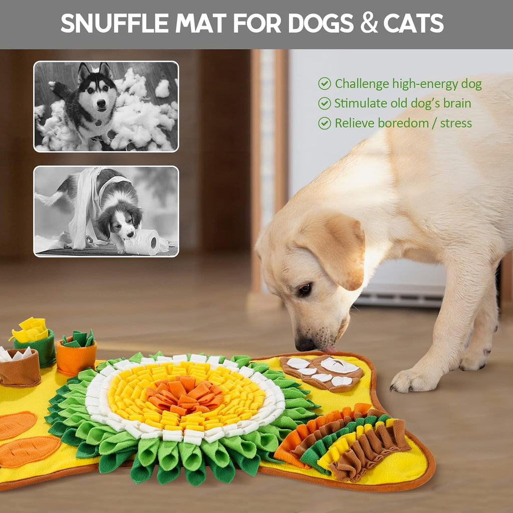 Snuffle Interactive Feeding Mat for Dogs and Pets-3