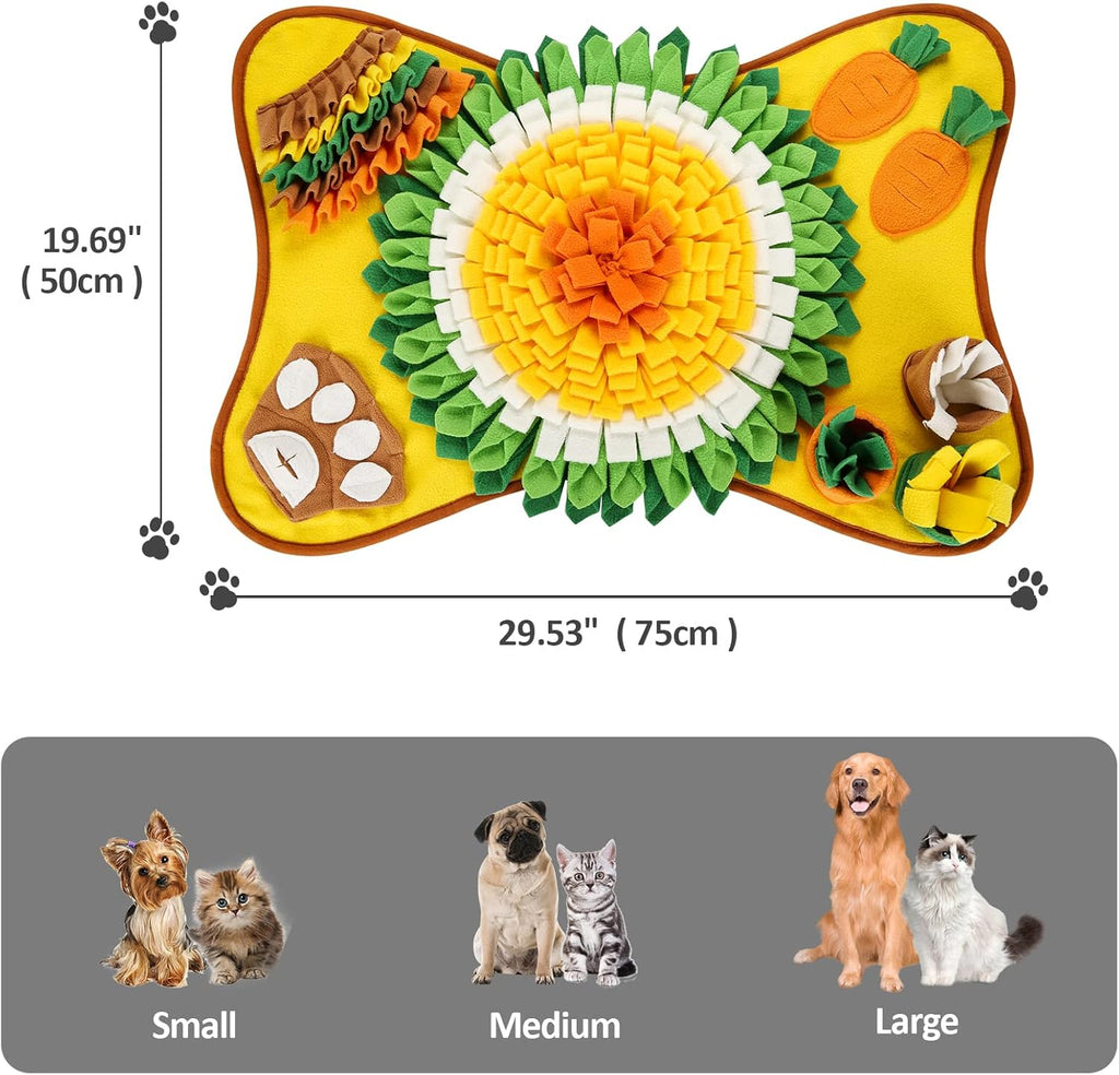 Snuffle Interactive Feeding Mat for Dogs and Pets-4