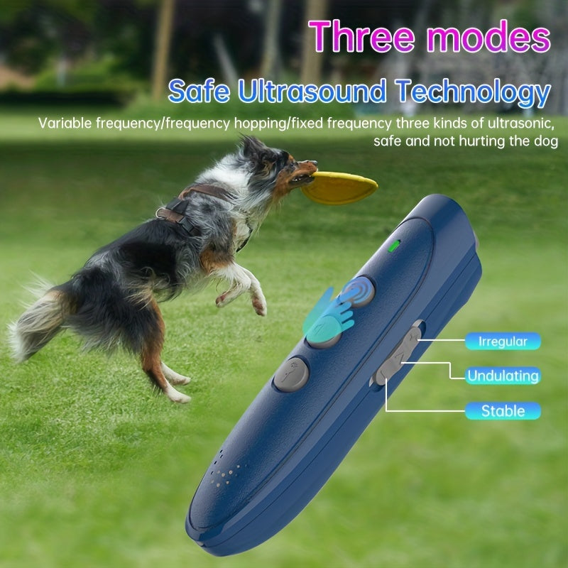 Anti-Bark Dog Repellent Device with Ultrasonic Rechargeable-4