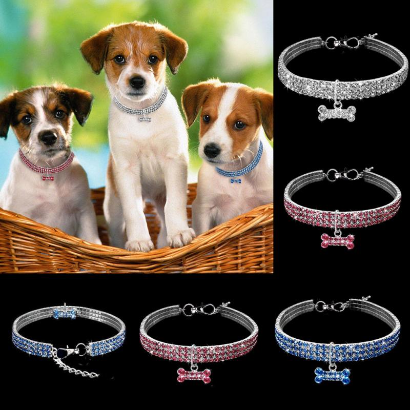 Crystal Rhinestone Dog and Cat Collar