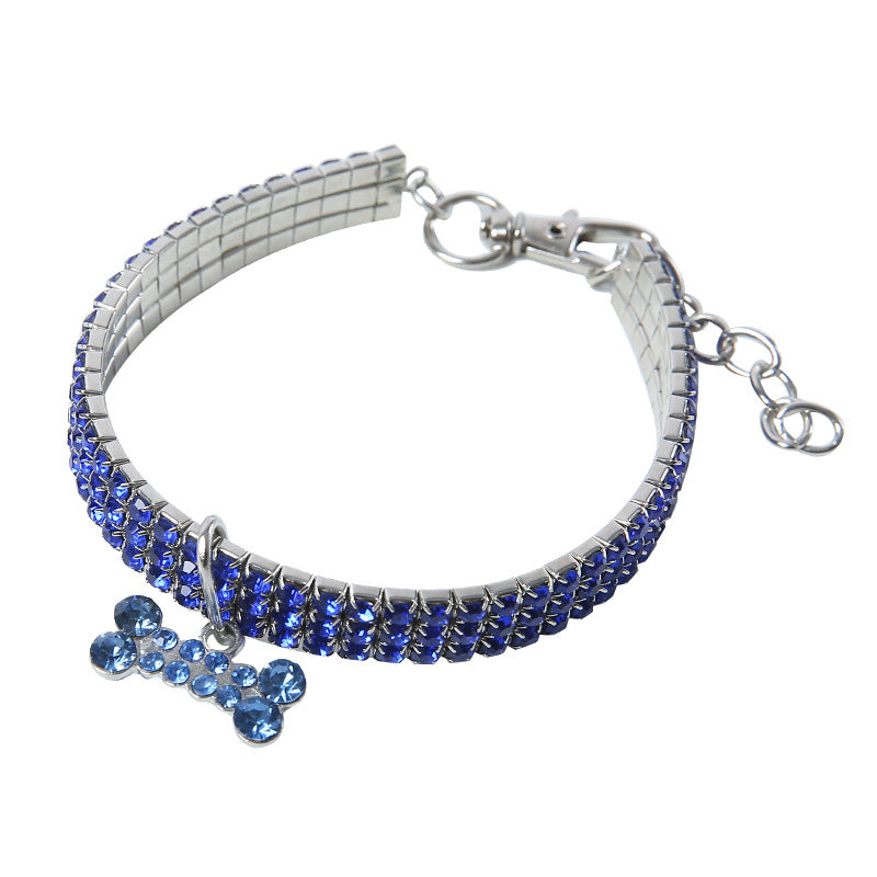 Crystal Rhinestone Dog and Cat Collar