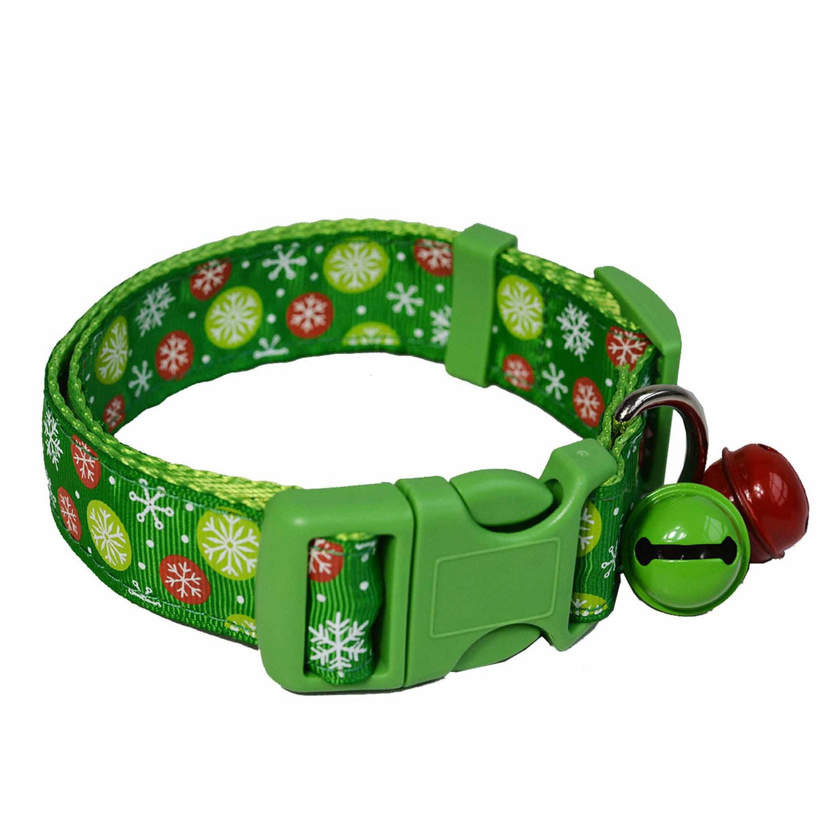 Polka Dot Polyester Dog Collar