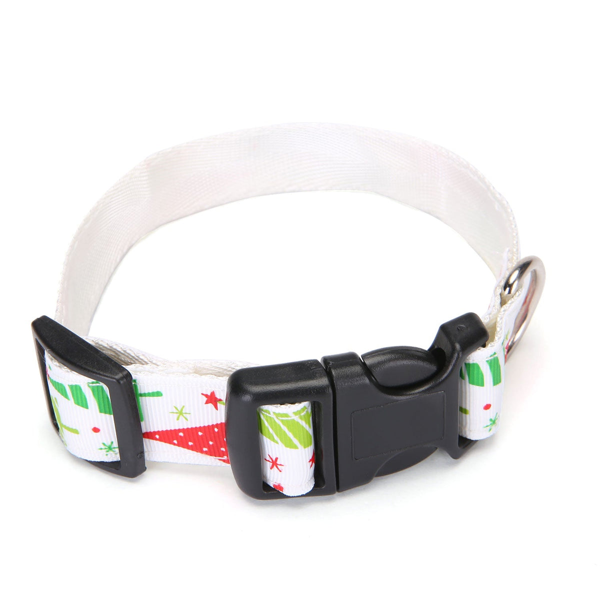 Polka Dot Polyester Dog Collar
