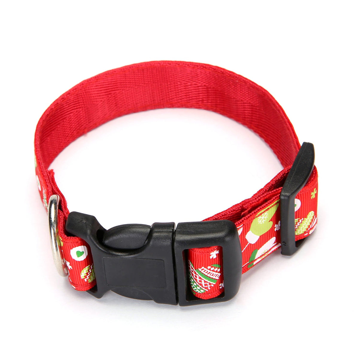 Polka Dot Polyester Dog Collar