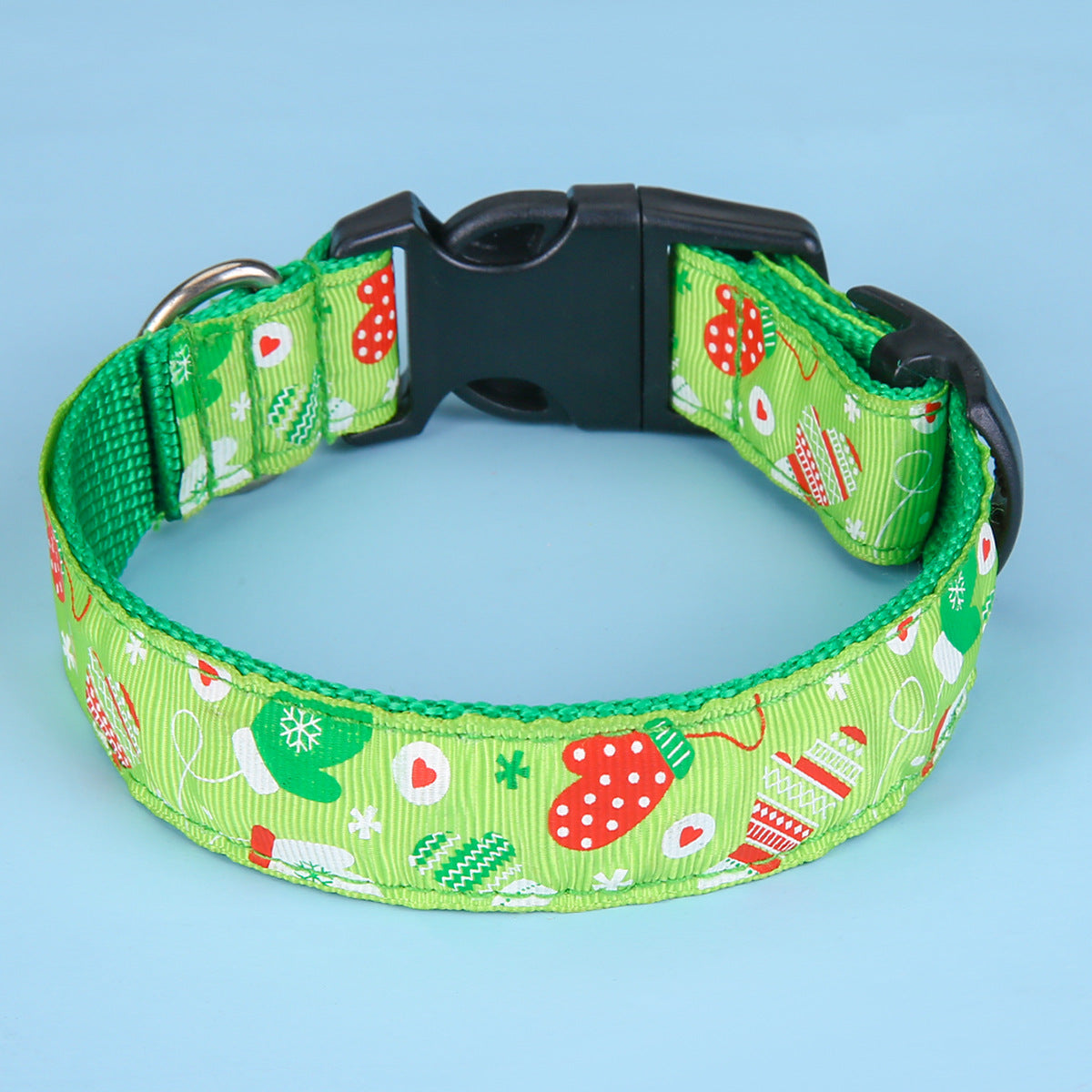 Polka Dot Polyester Dog Collar