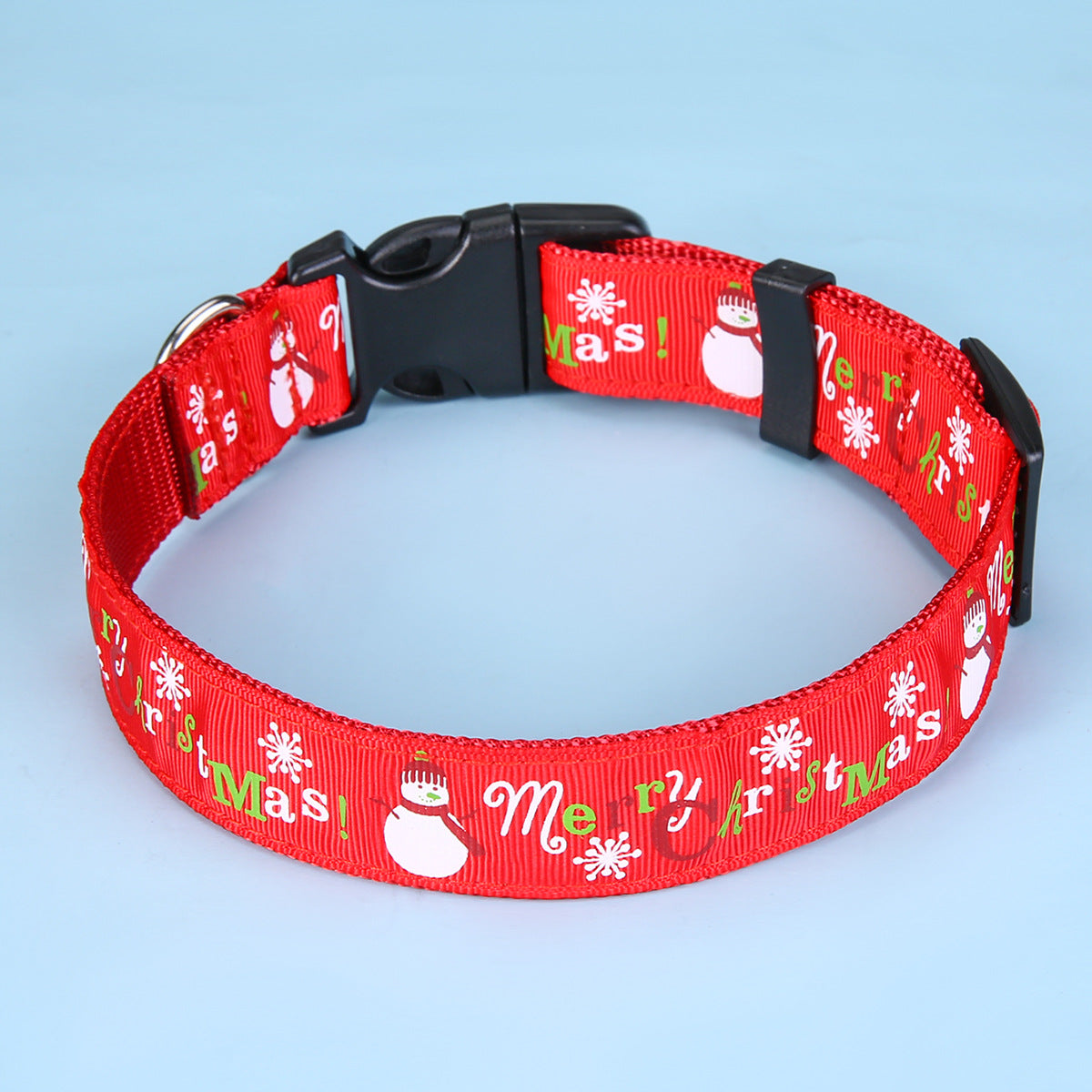 Polka Dot Polyester Dog Collar