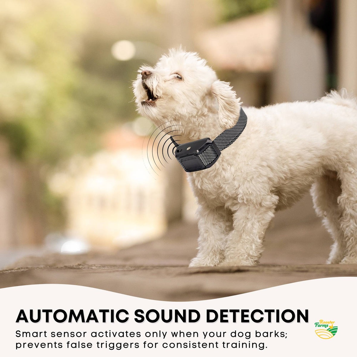 Rooster Farms Citronella Bark Collar Dog Training Sound Spray Rechargeable-3