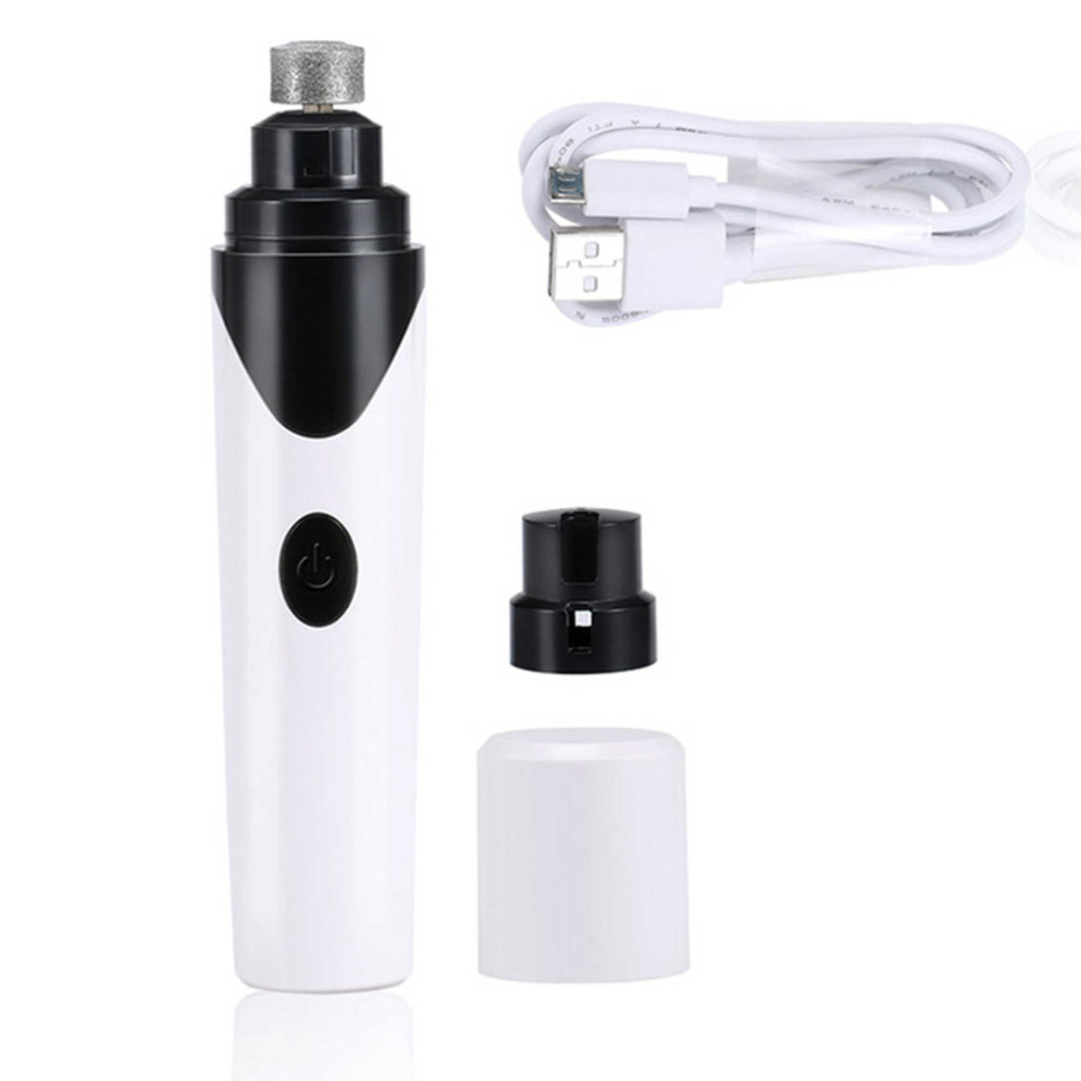 Rooster Farms Pet Nail Grinder Rechargeable Dog Cat Claw Filer Trimmer-0