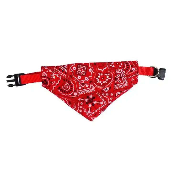 Adjustable Triangular Bandage For Pet Dog Cat Washable Scarf Bandana Collar Bibs Cat Neck Decor Birthday Party Dress Up