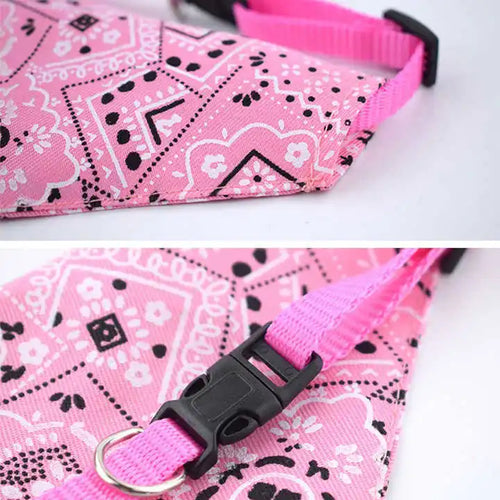 Adjustable Triangular Bandage For Pet Dog Cat Washable Scarf Bandana Collar Bibs Cat Neck Decor Birthday Party Dress Up