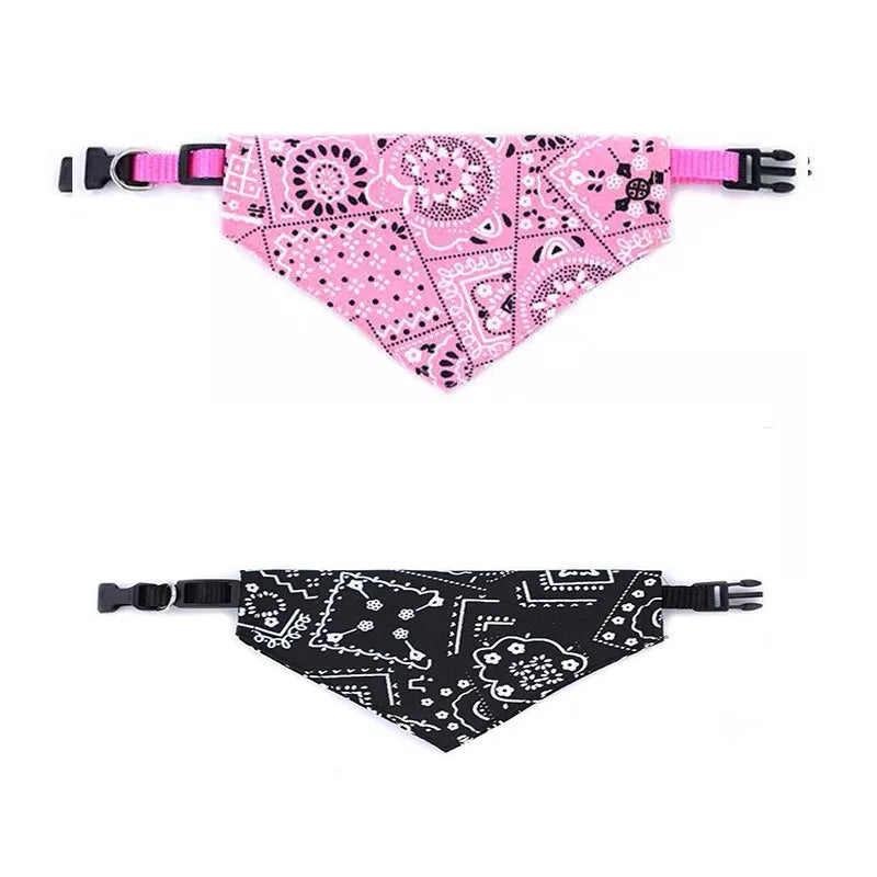 Adjustable Triangular Bandage For Pet Dog Cat Washable Scarf Bandana Collar Bibs Cat Neck Decor Birthday Party Dress Up