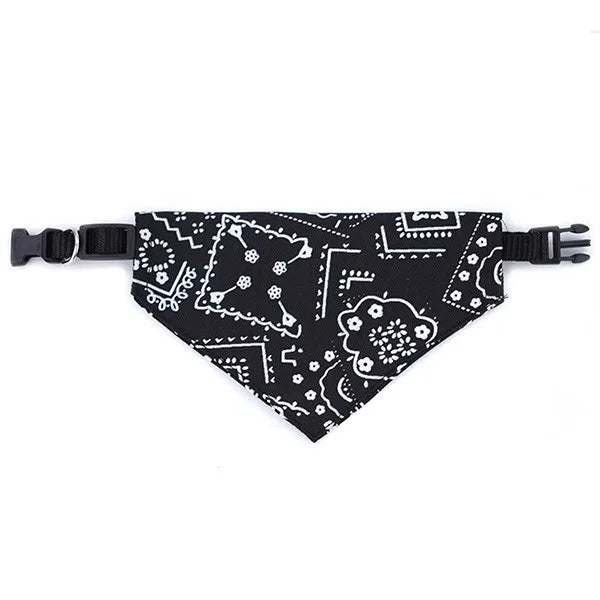 Adjustable Triangular Bandage For Pet Dog Cat Washable Scarf Bandana Collar Bibs Cat Neck Decor Birthday Party Dress Up