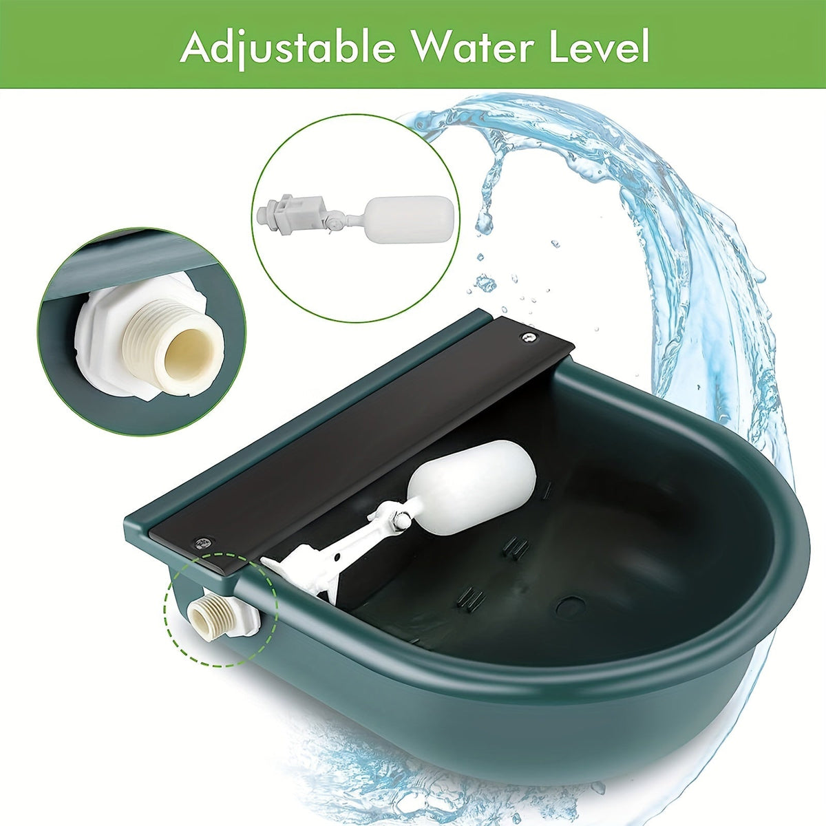 Automatic Water Trough Bowl for Livestock-2