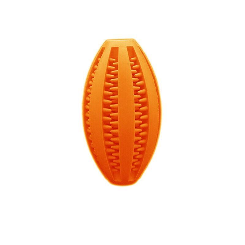 Dog Chew Toy Rubber Ball Treat Dispenser Dental Cleaning Training Play Ball