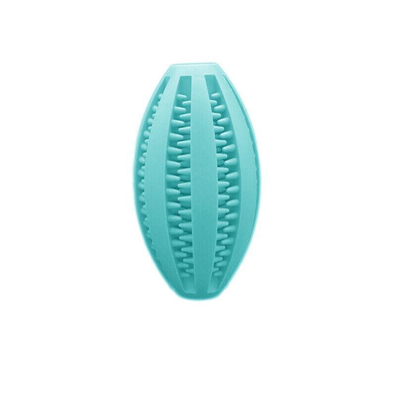 Dog Chew Toy Rubber Ball Treat Dispenser Dental Cleaning Training Play Ball